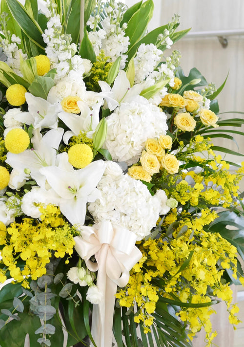 Hydrangea basket 白繡球花籃