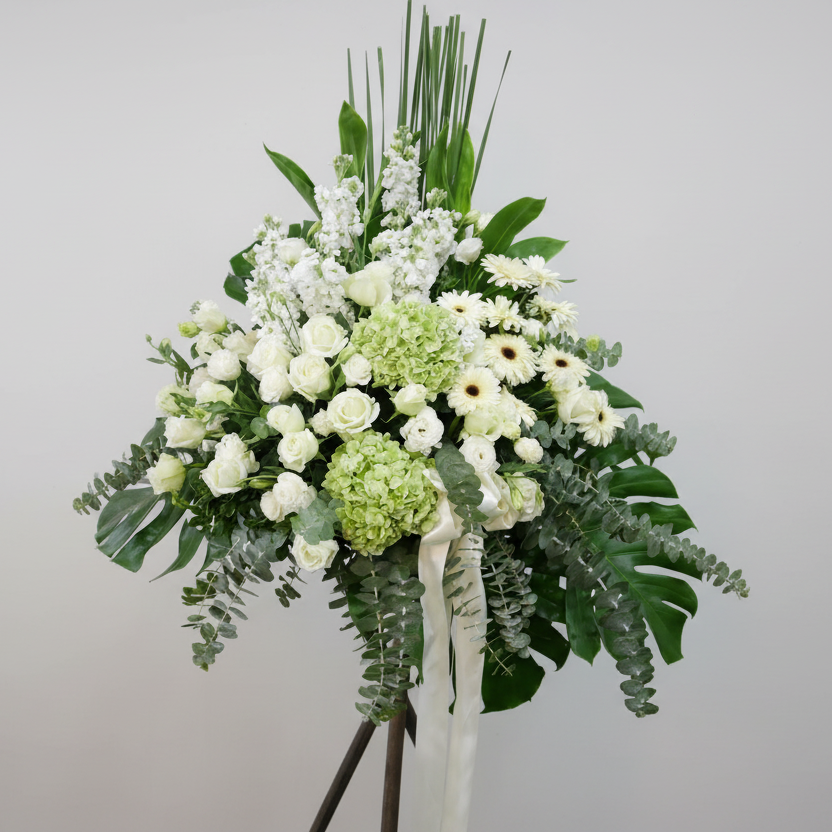 Sympathy basket 繡球花帛事花籃