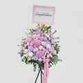 Hydrangea basket 粉繡球花開幕花籃
