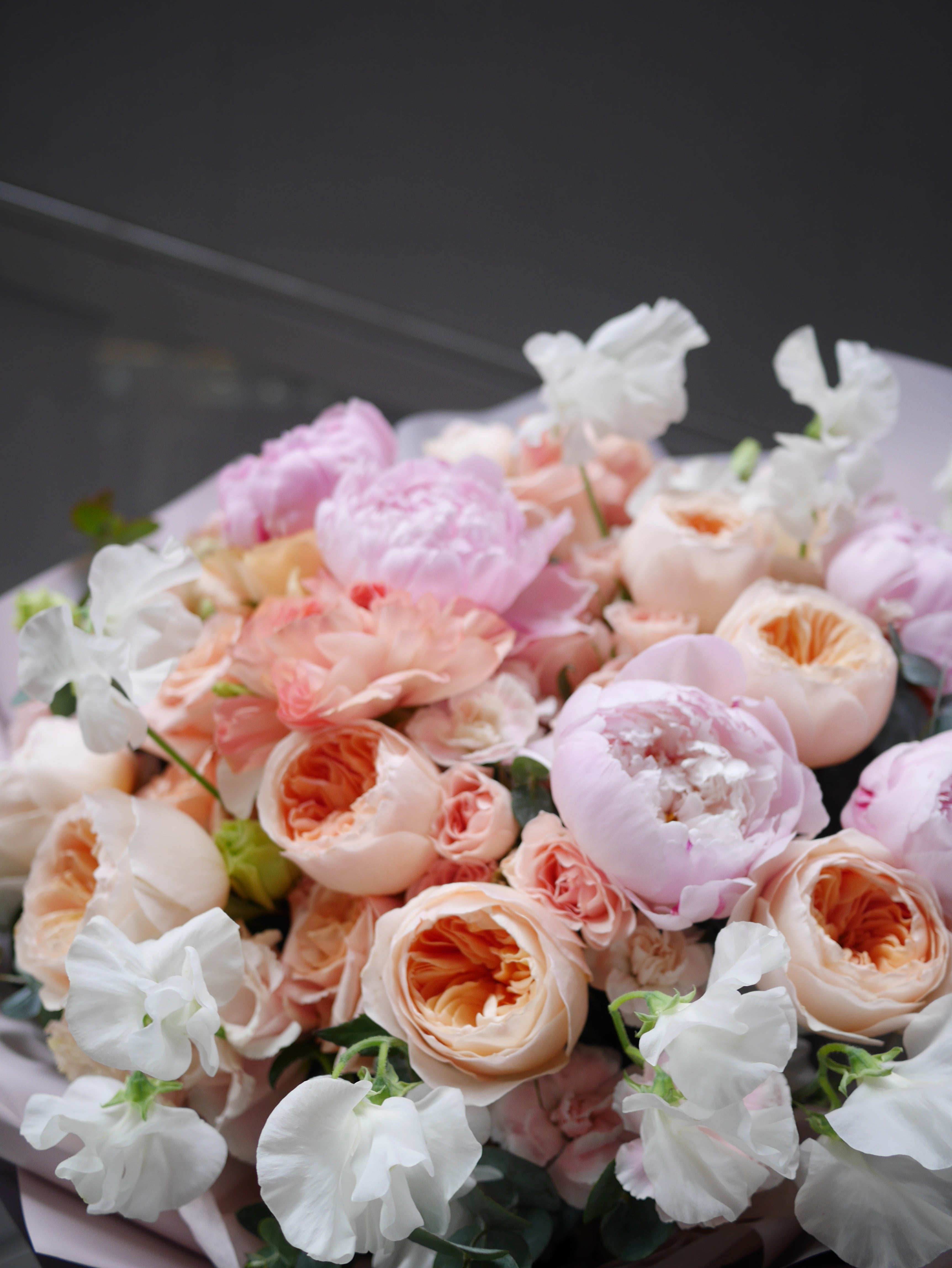 Peony Garden roses bouquet 牡丹庭園玫瑰花束