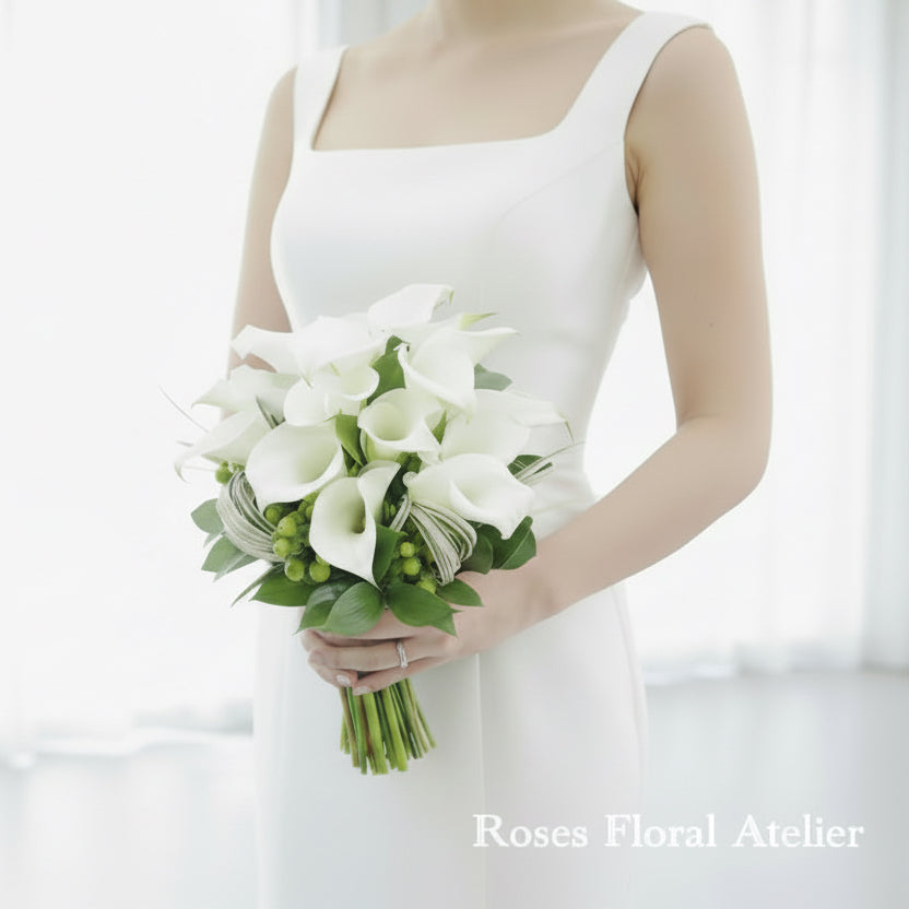 Callalily wedding bouquet 馬蹄蘭手捧花