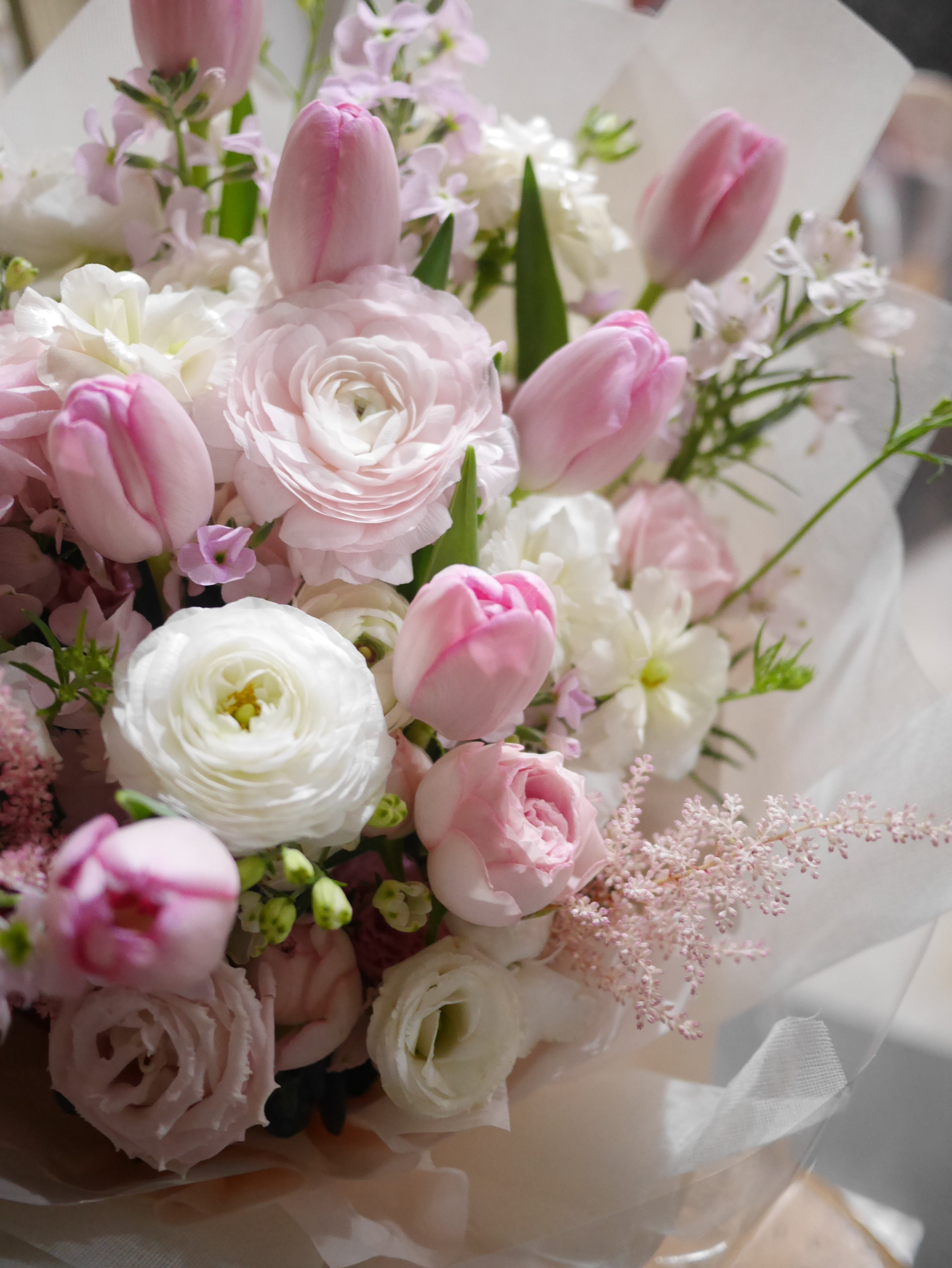 Tulip bouquet 粉鬱金香花束
