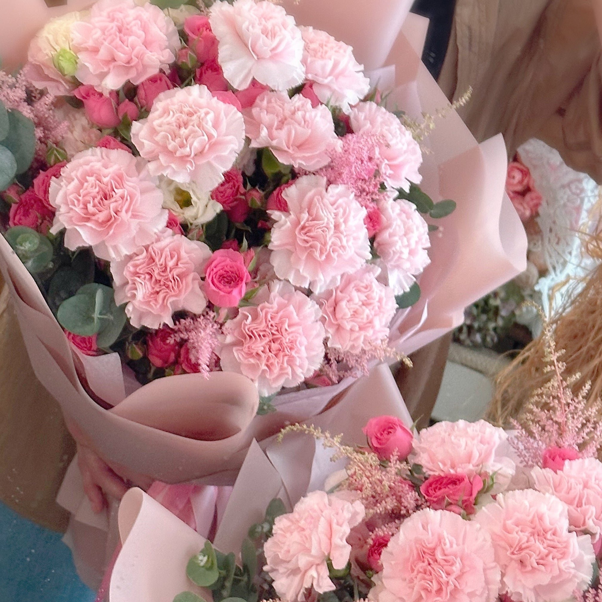 Pink Carnation 粉色康乃馨花束